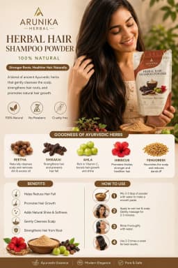 Arunika Herbal Shampoo Powder 7